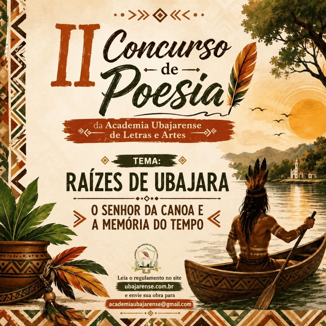 II Concurso de Poesia 2026 Academia Ubajarense de Letras e Artes